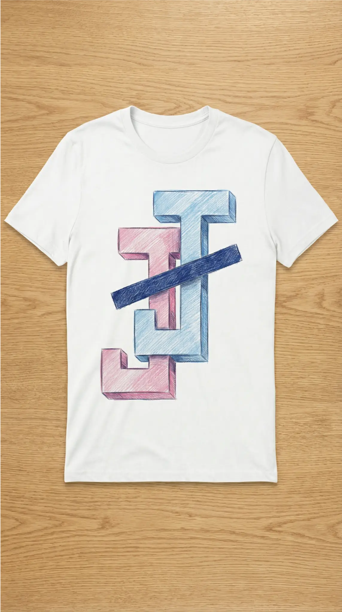 Artistic Interlocking J&J Tee - Kids